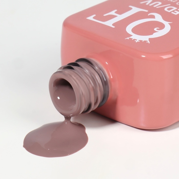 Гель лак для ногтей &laquo;SIMPLE&raquo;, 3-х фазный, 10 мл, LED/UV, цвет коричневый (116)