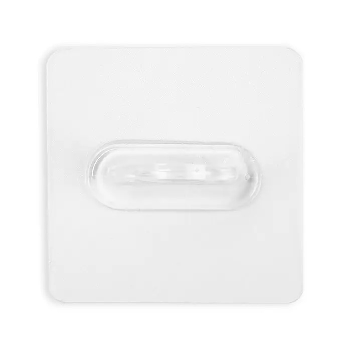 Держатель с клейкой поверхностью ТУНДРА, d=25 мм, 68&times;68 мм, прозрачный