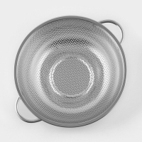 Дуршлаг из нержавеющей стали с ручками &laquo;Марко&raquo;, d=25,5 см, две ручки