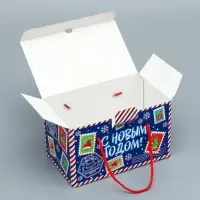 Подарочная новогодняя коробка &laquo;Долгожданная&raquo; , Посылка 20&times;12&times;12 см