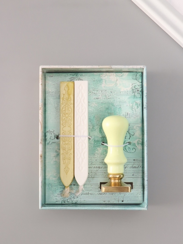 Сургучный набор "Мой маленький ангел" печать, ручка, сургуч 12,5х10х3,6 см