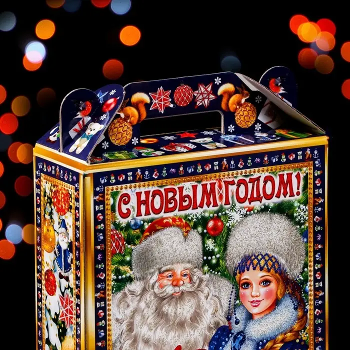 Подарочная коробка &laquo;Зимний&raquo; 16.8&times;7&times;25 см