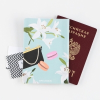 Обложка на паспорт "Девичьи фантазии", ПВХ