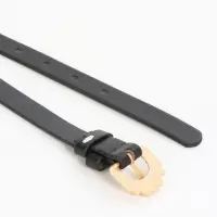 Ремень жен 03-01-01-01, Март2514, 1,8*0,3*110 см, без винта, пряж золото, 1 прокол,