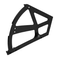 Механизм для обувницы полок CAPPIO, 2-х ярусная, до 13 мм, пластик, черный