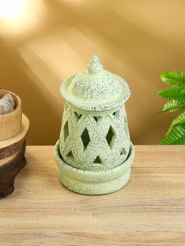 Подсвечник терракота "Фонарь" 16х16х26 см