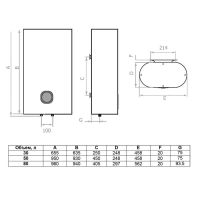 Умный водонагреватель N60 30 л c Wi-Fi