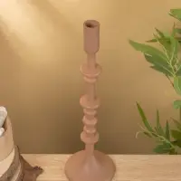 Подсвечник на 1 свечу "Бисквит" 10х10х35 см