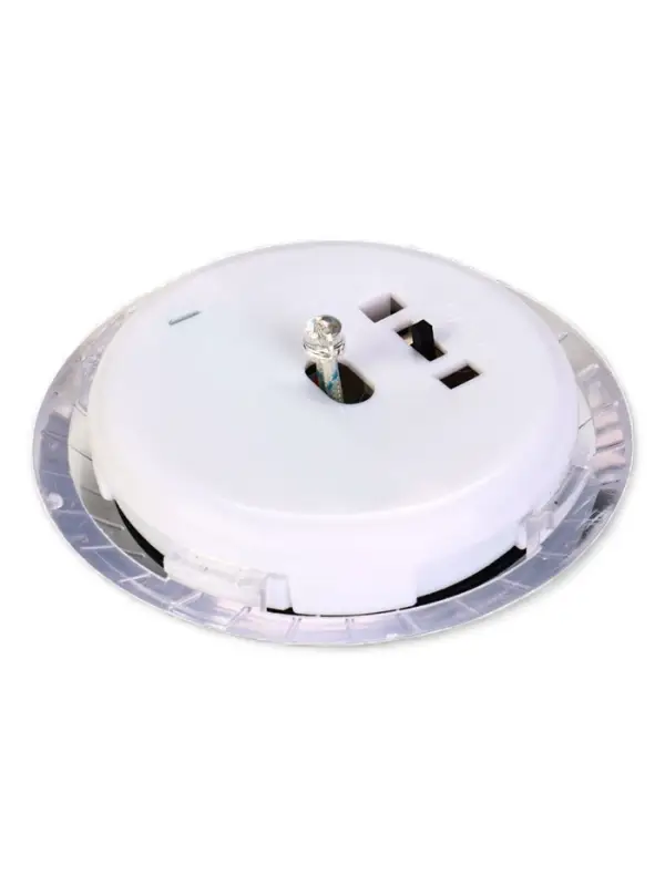 Садовый светильник для водоемов 28 х 28 х 9 см на солнечной бат-е "Лотос" фиол-ый N010