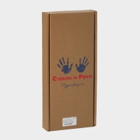 Тарелка из бутылки &laquo;Селена&raquo;, стеклянная, 30&times;15,5 см