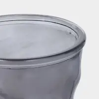 Стакан с трубочкой "Вихрь" 500 мл, 8х8х16 см, силиконовая крышка, черный