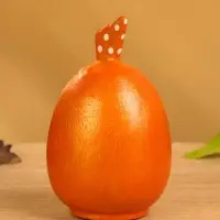 Деревянная кукла кокеши "Цыпленок" цв. красный, 6х6х9 см