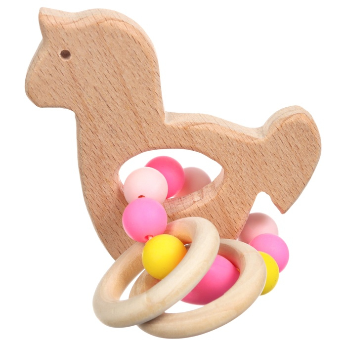 Подарочный набор: Держатель для соски-пустышки и прорезыватель &laquo;Принцесса&raquo;, Mum&Baby