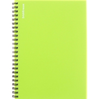 Тетрадь А5 80л кл на гребне ErichKrause Reef, пласт обл, блок оф, лайм