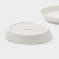 Набор тарелок глубоких 2 шт 21,5х3,5 см Magistro "White Snow" 600 мл