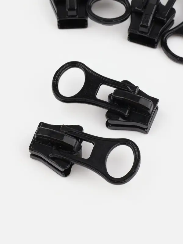 Бегунок для молнии &laquo;Трактор&raquo;, №8, чёрный