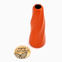 Ваза для цветов с подставкой &laquo;Enjoy every moment&raquo; пластиковая, 18,5 х 6 см