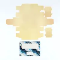 Коробка под 3 конфеты с ячейками &laquo;Акварель&raquo;, 13.3 х 3.3 х 5.8 см