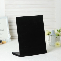 Подставка под серьги 5 рядов, цвет чёрный, 30 пар 20&times;10&times;24 см