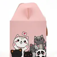 Подарочная коробка, упаковка &laquo;Котята&raquo; 10&times;10&times;10 см