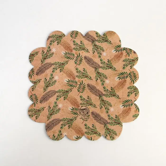 Коробка для кондитерских изделий с пластиковой крышкой &laquo;Зайка&raquo;, 13 х 13 х 3 см