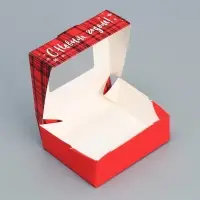 Коробка складная &laquo;Веточки&raquo;, 10 х 8 х 3.5 см