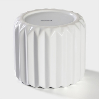 Банка для хранения сыпучих продуктов Доляна &laquo;Золотое крыло&raquo;, 900 мл, 12&times;17 см, керамическая, цвет белый