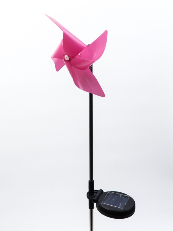 Штекер с подсветкой "Ветерок" розовый, 19х70см