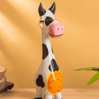 Сувенир "Коровка" дерево 10х7х30 см