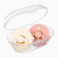 Набор классических пустышек, 2 шт., латекс, персиковый/айвори, в контейнере, от 0 мес., M&B