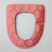 Чехол на сиденье для унитаза на липучках Доляна &laquo;Фили&raquo;, цвет МИКС