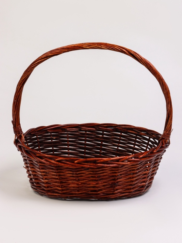 Набор корзин плетеных 50х42х15, 43х36х14, 37х30х12, 32х24х10, 26х20х9 см