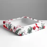 Коробка складная &laquo;Поздравляю!&raquo;, 20 х 20 х 4 см