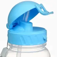 Поильник-непроливайка с трубочкой, 270 мл, Синий трактор