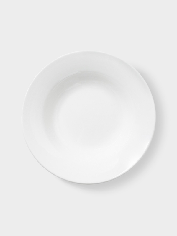 Тарелка глубокая Hanna Kn&ouml;vell, d=20.4 см, фарфор, белая