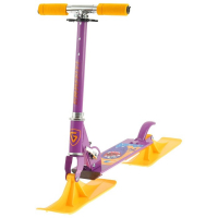 Самокат-снегокат 2 в 1 GRAFFITI &laquo;Монстрики&raquo;