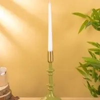 Подсвечник на 1 свечу "Авокадо" 10х10х26 см