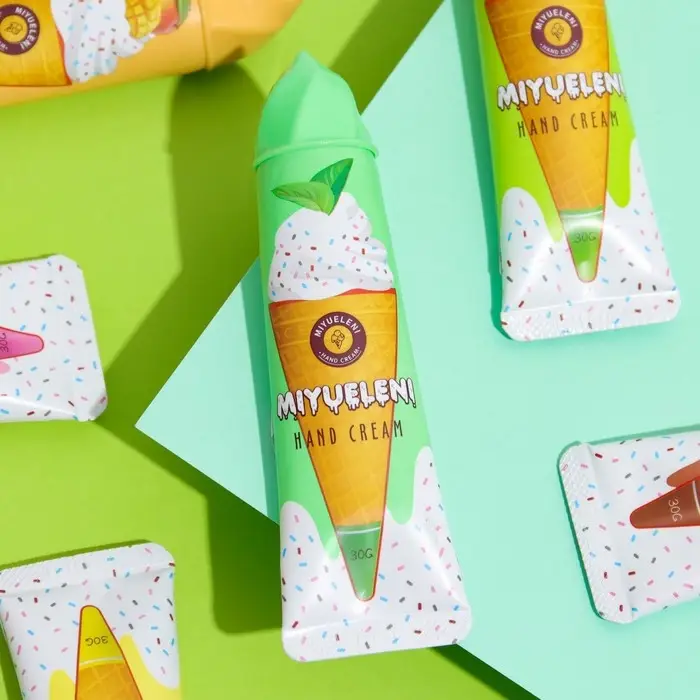 Крем для рук &laquo;Зеленый чай с мороженым&raquo; увлажняющий, 30 мл