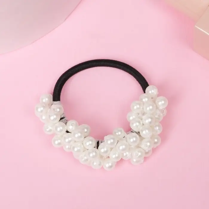 Резинка для волос &laquo;Русалка&raquo;, 4.5 см, белый