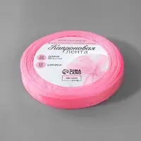 Лента капроновая, 10 мм, 20&plusmn;1 м, светло-розовая№4