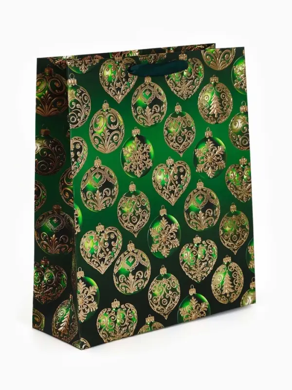 Пакет подарочный &laquo;Новогодний&raquo; 32&times;26&times;10 см