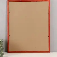 Фоторамка дерево 40х50 см, махагон №2 (пластиковый экран)