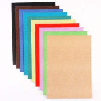 Картон цветной с блёстками, А4, 10 листов, 10 цветов, немелованный, односторонний, в пакете, 250 г/м&sup2;, Коты Аристократы