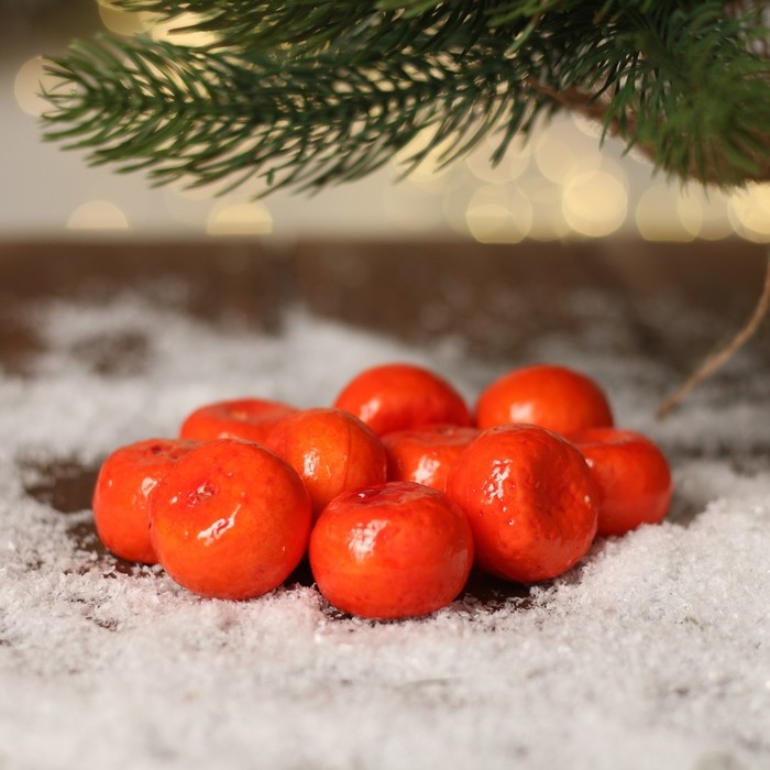 Основа для творчества и декора &laquo;Мандарин&raquo; набор 10 шт., размер 1 шт: 3,5&times;3,5&times;2,5 см