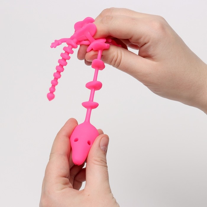 Антистресс сквиш мялка &laquo;Скелет ящера&raquo; , в шоубоксе