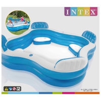 Бассейн надувной &laquo;Семейный&raquo;, с 4 сиденьями, 229 х 229 х 66 см, от 3 лет, 56475NP INTEX
