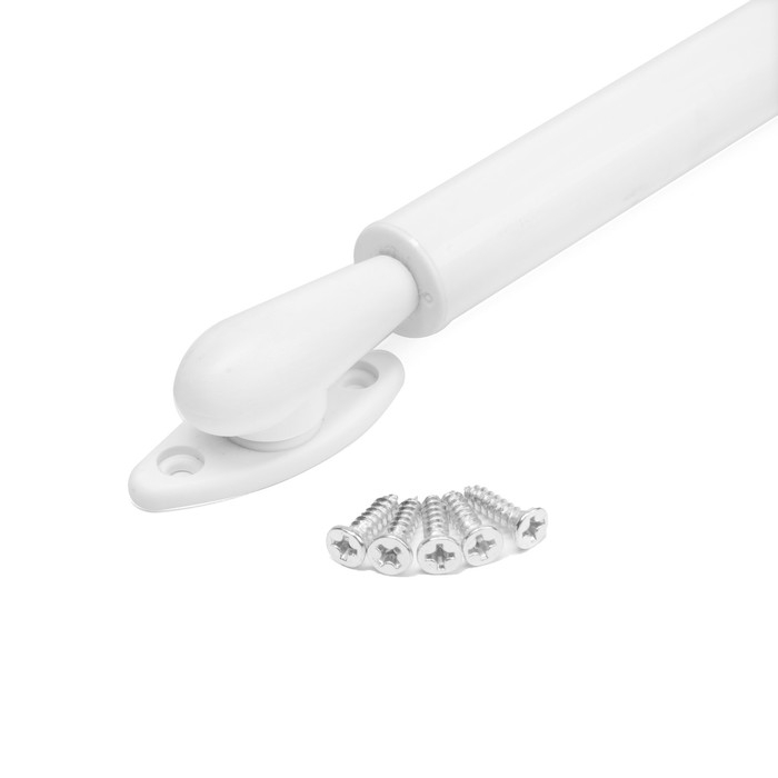 Газовый лифт ТУНДРА GG100WH, 100N, с доводчиком, цвет белый