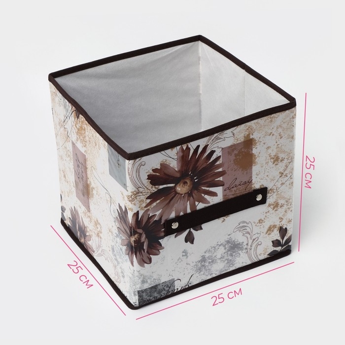 Короб стеллажный для хранения Доляна &laquo;Астра&raquo;, 25&times;25&times;25 см