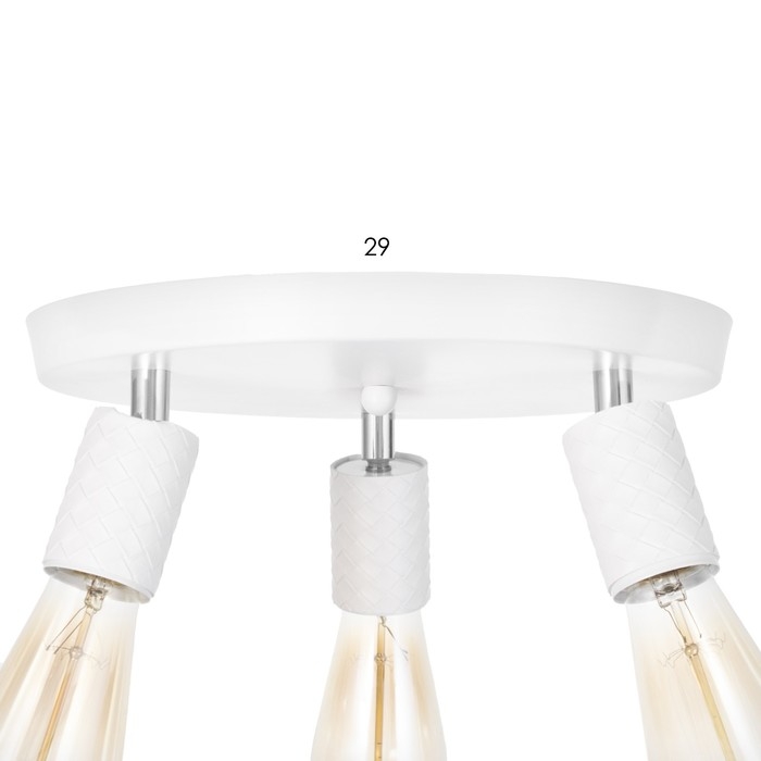 Спот "Скин" 3хЕ27 40Вт белый 30х30х16см