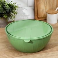 Салатник с крышкой &laquo;Fiesta&raquo;, 5 л, цвет микс